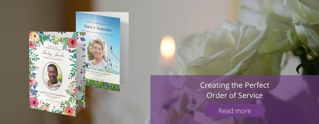 creating the perfect funeral order of service blog